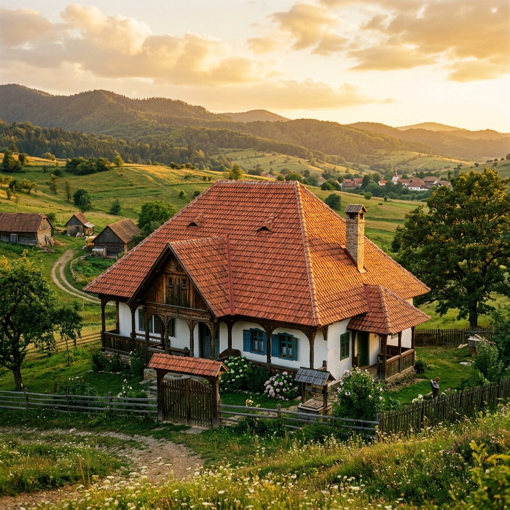 Acoperiș din Țiglă Ceramică – Casă Particulară